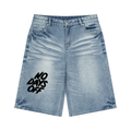 Men's Vintage Wash Denim Shorts