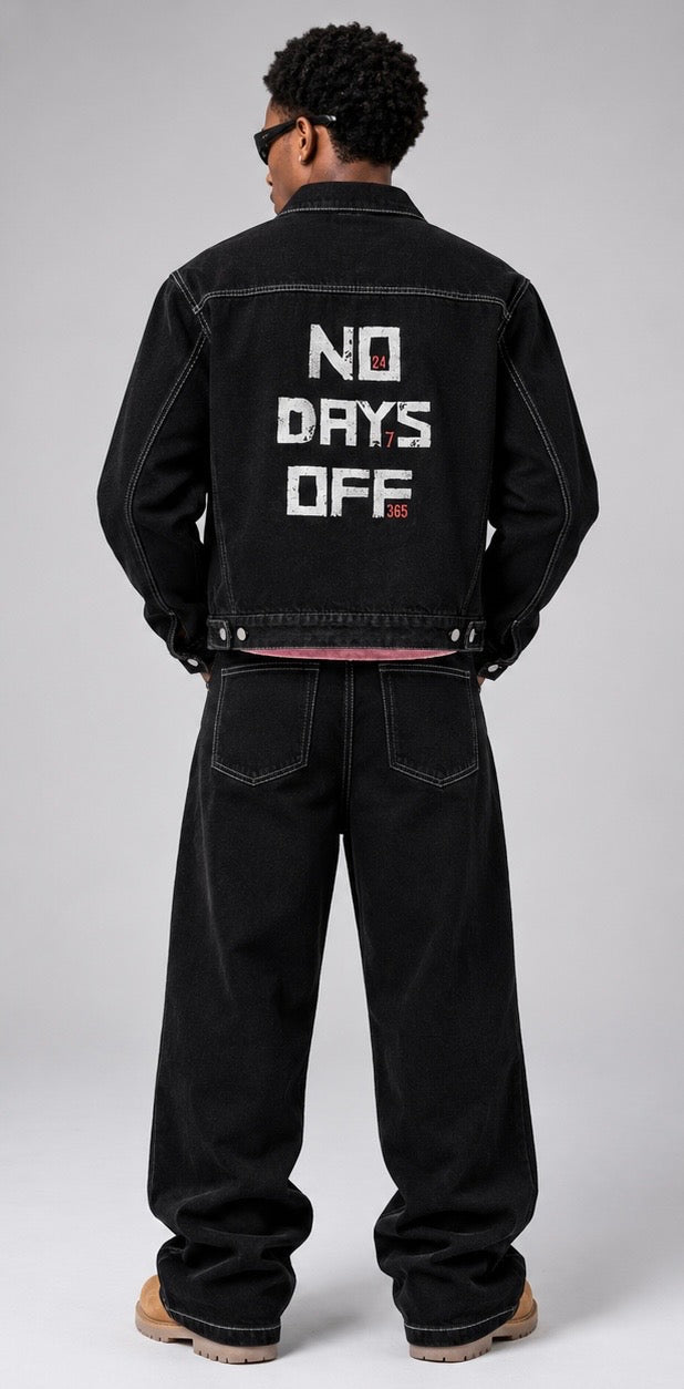 Men's Boxy Raw Denim Jacket