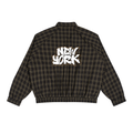 Unisex Plaid Full-Zip Track Jacket